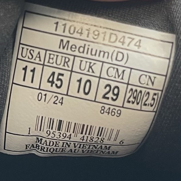 Brooks Sneakers Mens 11 D Glycerin 21 1104191D474 Blue Athletic Running Shoes - Picture 8 of 10